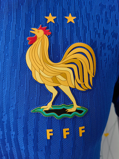 Wholesale 2024 French national team home blue player edition football jersey XS-4XL