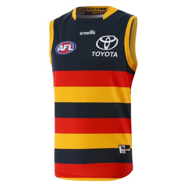 Wholesale Australia 2022 AFL Crows Rugby Jersey Tank Top S-2XL