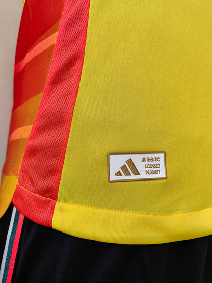 Wholesale 2024 Colombia National Team Home Yellow Player Version Football Jersey XS-4XL