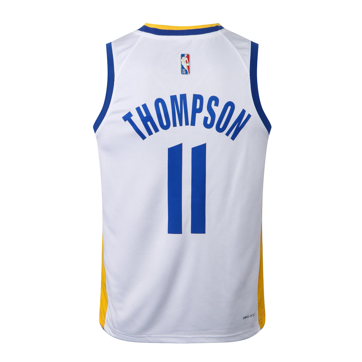 Wholesale Golden State Warriors No. 11 white jersey (pressed style) for NBA 2022-23.