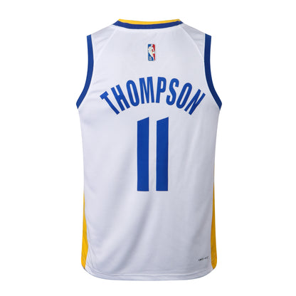 Wholesale Golden State Warriors No. 11 white jersey (pressed style) for NBA 2022-23.