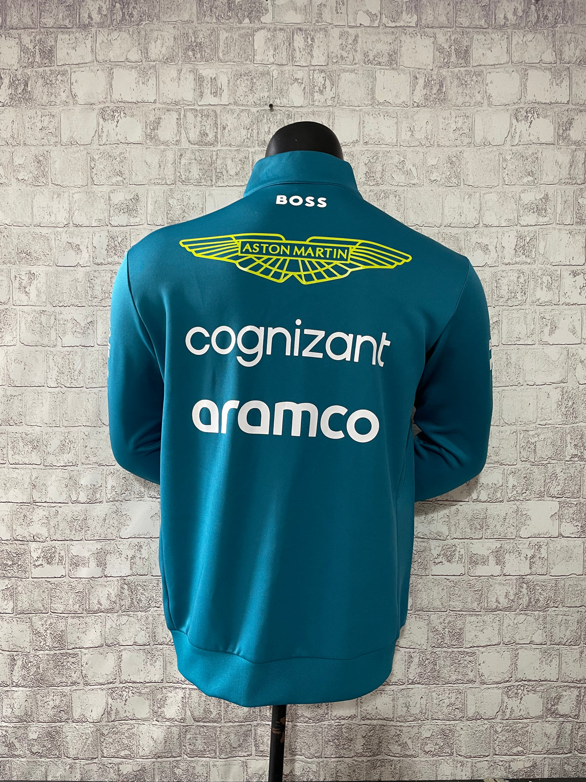 Aston Martin half zip hoodies sweatshirts for men in bulk