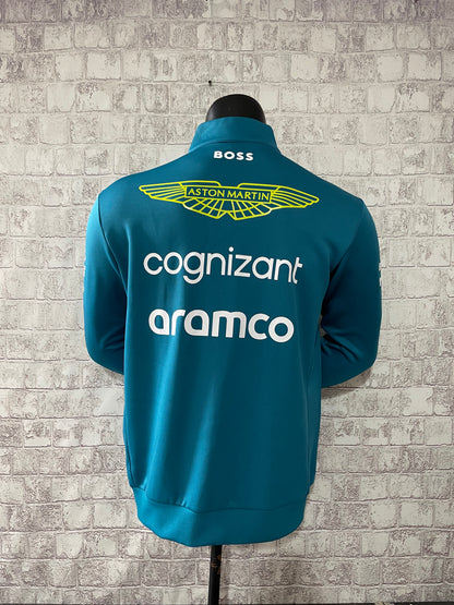 Aston Martin half zip hoodies sweatshirts for men in bulk