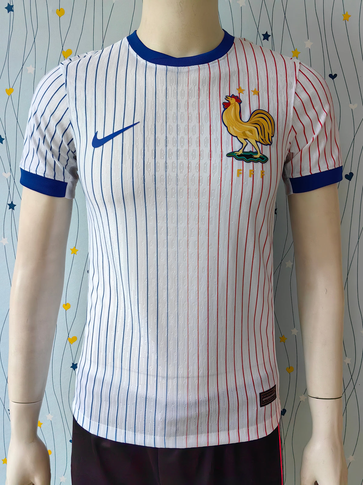 Wholesale 2024 France national team away white player version football jersey XS-4XL.