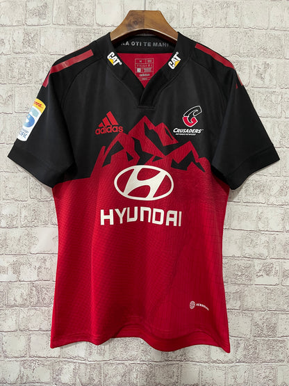 Wholesale 2023 New Zealand Crusaders home jersey, sizes from small to 5XL.