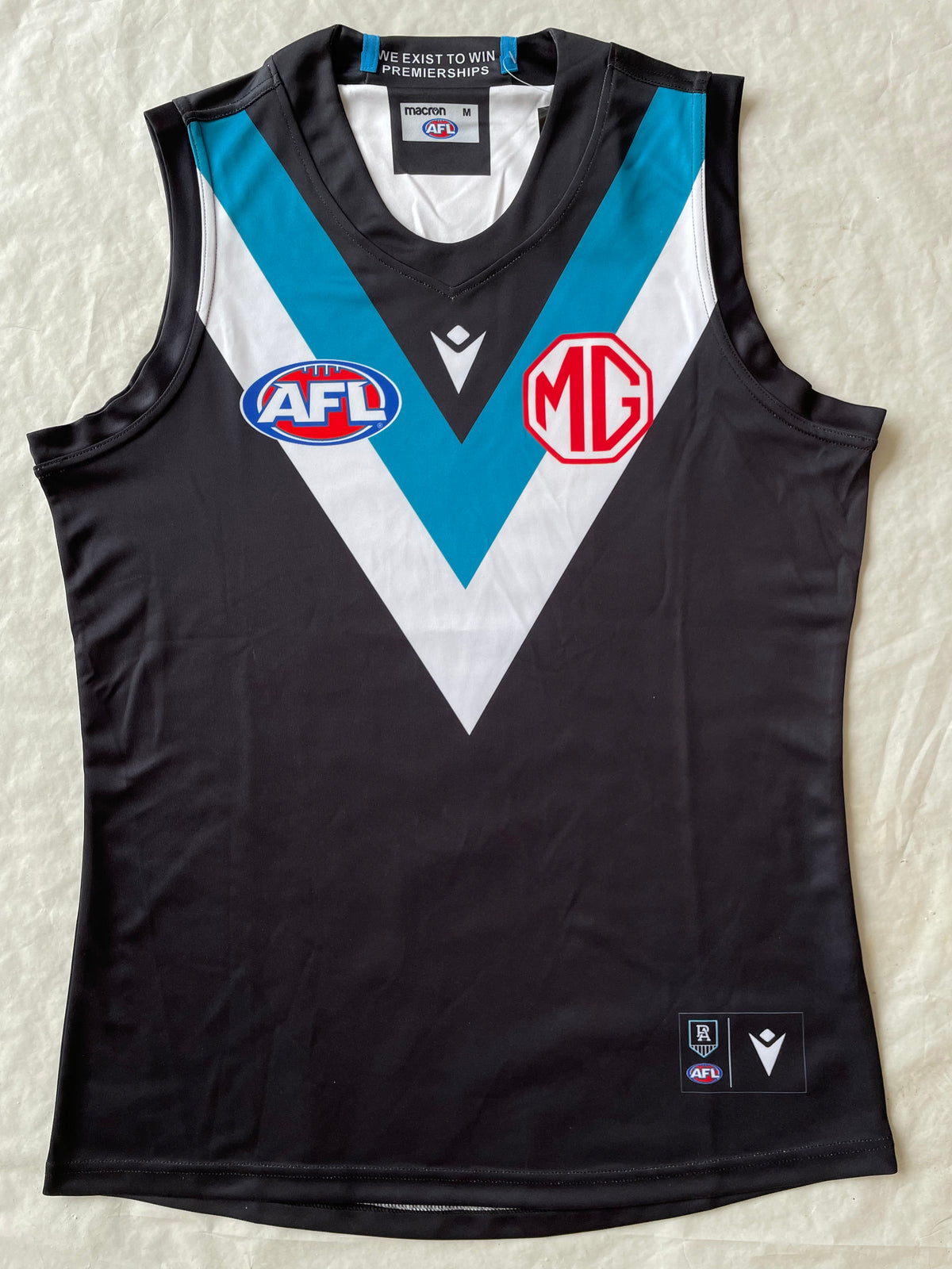 Wholesale Australia 2023 AFL Adelaide Port Rugby Jersey Tank Top S-3XL.