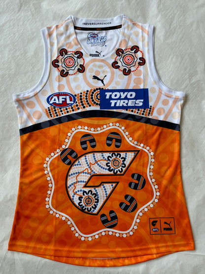 Wholesale Australia 2023 AFL Gold Coast Rugby Jersey Tank Top -3XL.
