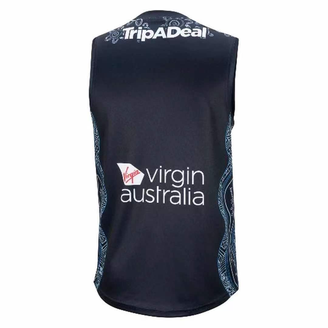 Wholesale Australian 2021 AFL Carlton Sports Tank Top S-3XL