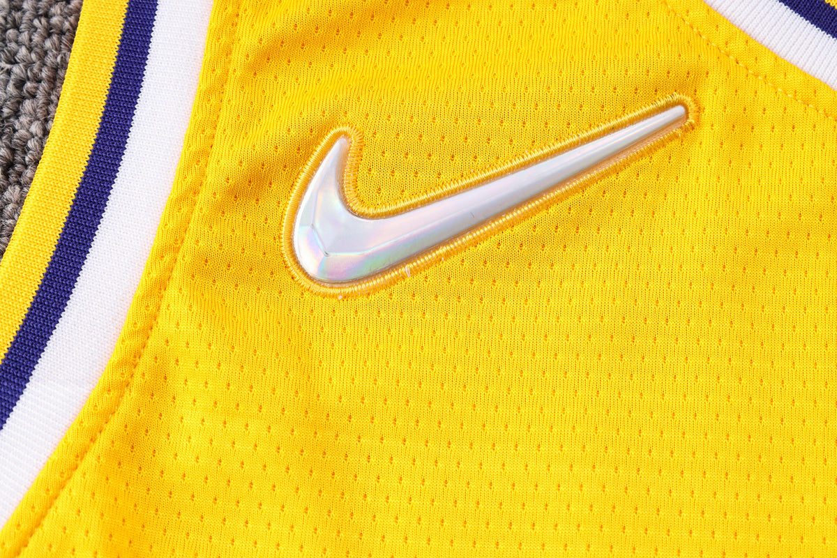 Wholesale NBA2223 Los Angeles Lakers yellow No. 8 basketball star (heat pressed款)