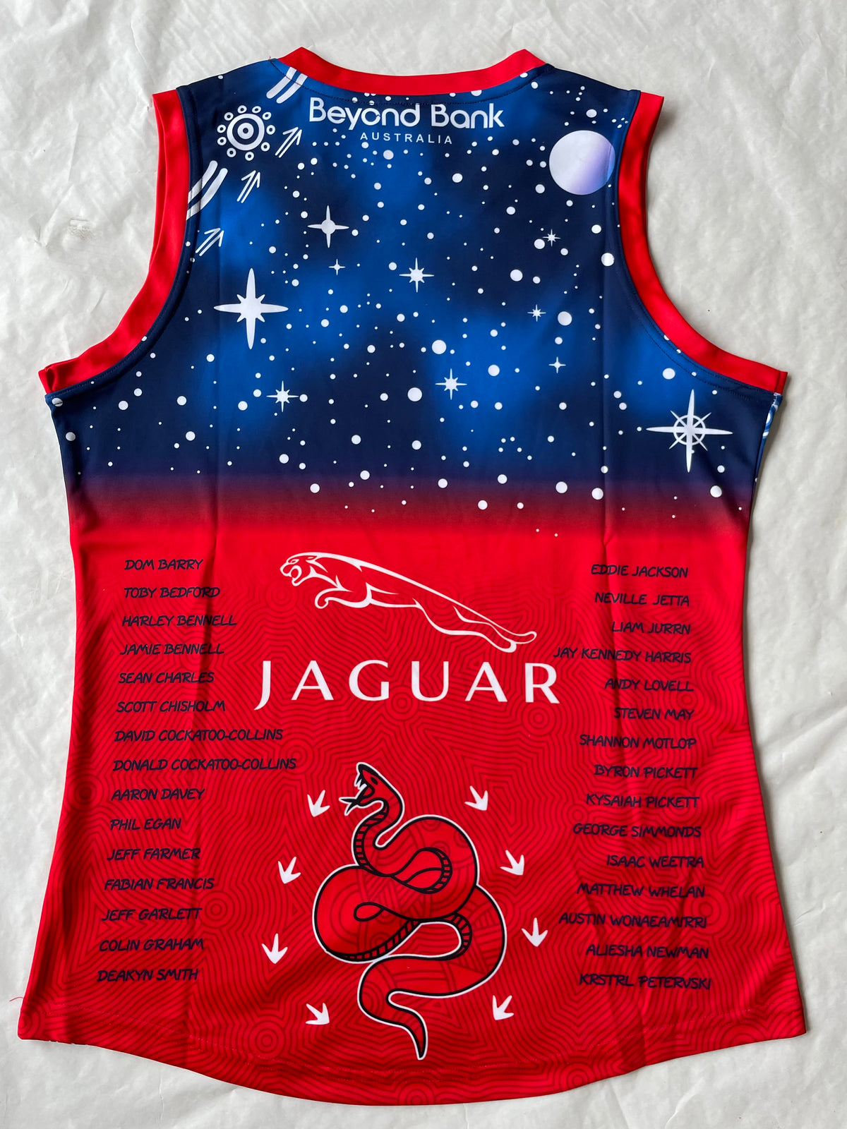 Wholesale AFL Melbourne Demons Rugby Jersey Tank Top S-2XL