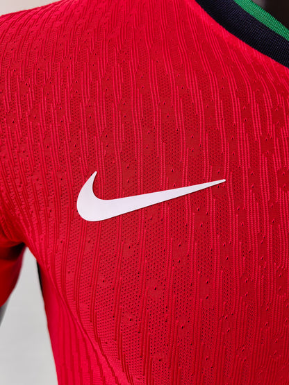 Wholesale 2024 Portugal National Team Home Red Player Version Football Jersey XS-4XL