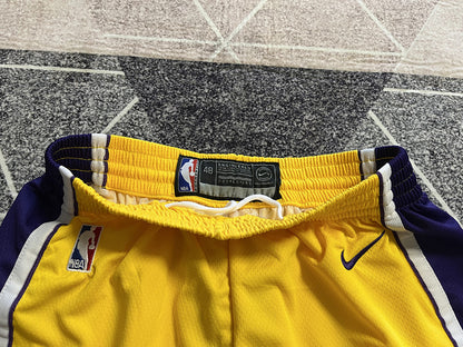 Wholesale 2023 Lakers Yellow Nike NBA Shorts