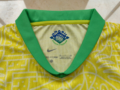 Wholesale 2024 Brazil national team home yellow player version football shirt XS-4XL.