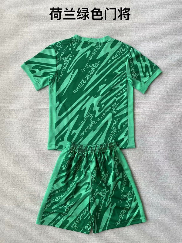 Wholesale 2024 UEFA European ChampionshipIceland  Netherlands home and away kid kits