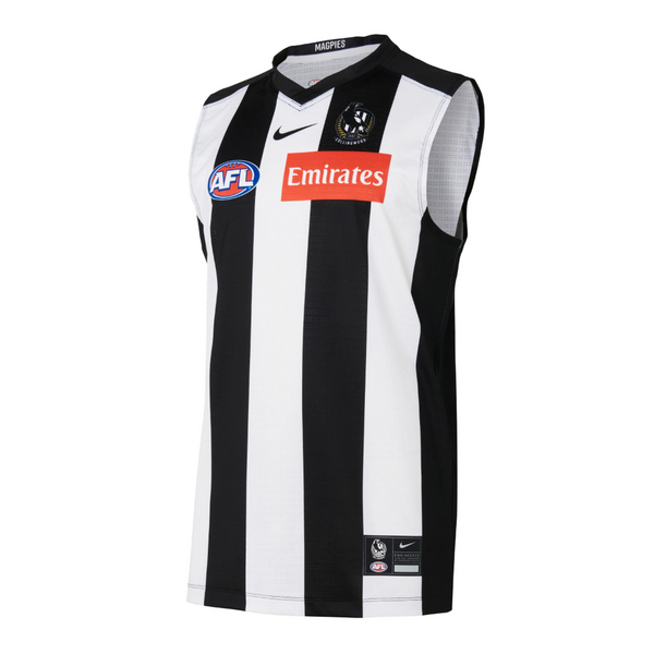 Wholesale Australia 2021 AFL Magpies Team Rugby Jersey Tank Top S-3XL