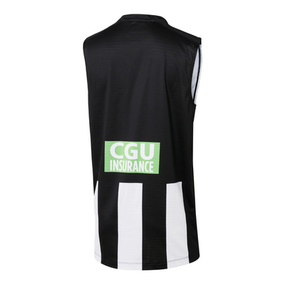 Wholesale Australia 2021 AFL Magpies Team Rugby Jersey Tank Top S-3XL