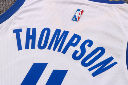 Wholesale Golden State Warriors No. 11 white jersey (pressed style) for NBA 2022-23.