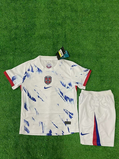 Wholesale 2024 UEFA European ChampionshipIceland  Norway home and away kid kits