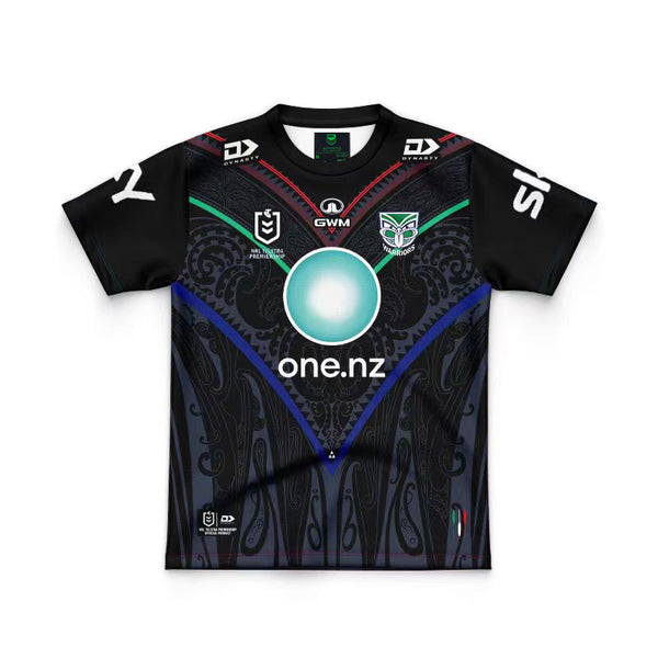 Wholesale 2024 Warriors home kids rugby jerseys 16-26