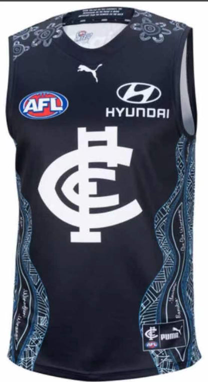 Wholesale Australian 2021 AFL Carlton Sports Tank Top S-3XL