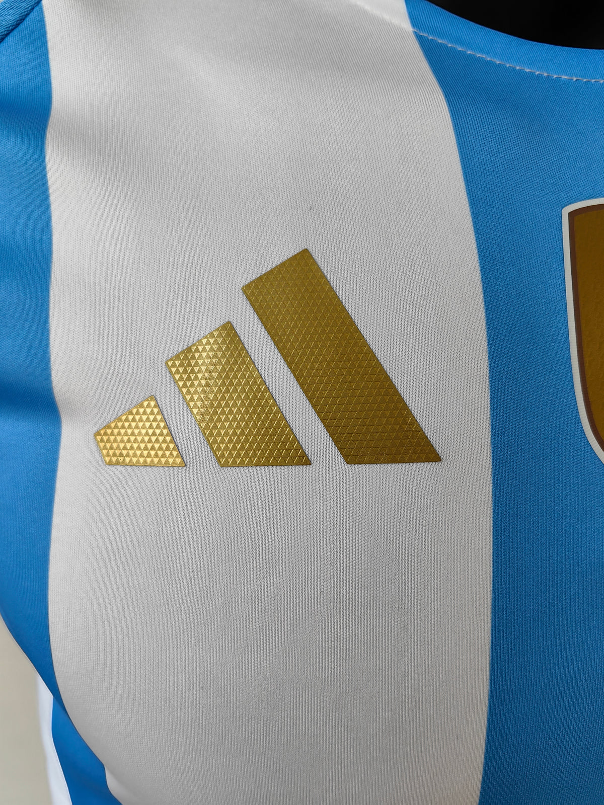 Wholesale 2024 Argentina National Team Home White and Blue Player Version Football Jersey XS-4XL