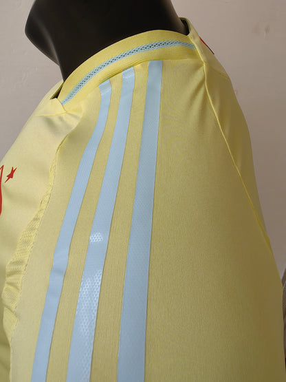 Wholesale 2024 Spain national team away yellow player version football shirt XS-4XL