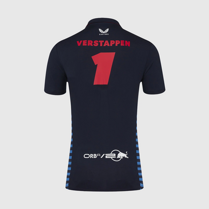 Wholesale 2024 Red Bull racing suit number 1 POLO T-shirt s-5xl