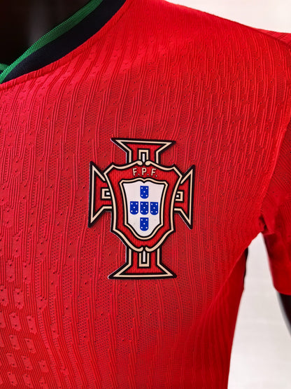 Wholesale 2024 Portugal National Team Home Red Player Version Football Jersey XS-4XL