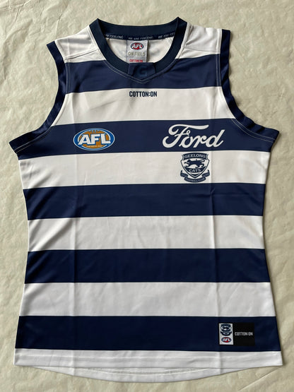 Wholesale Australia 2023 AFL Geelong Cats Rugby Jersey Tank Top S-3XL