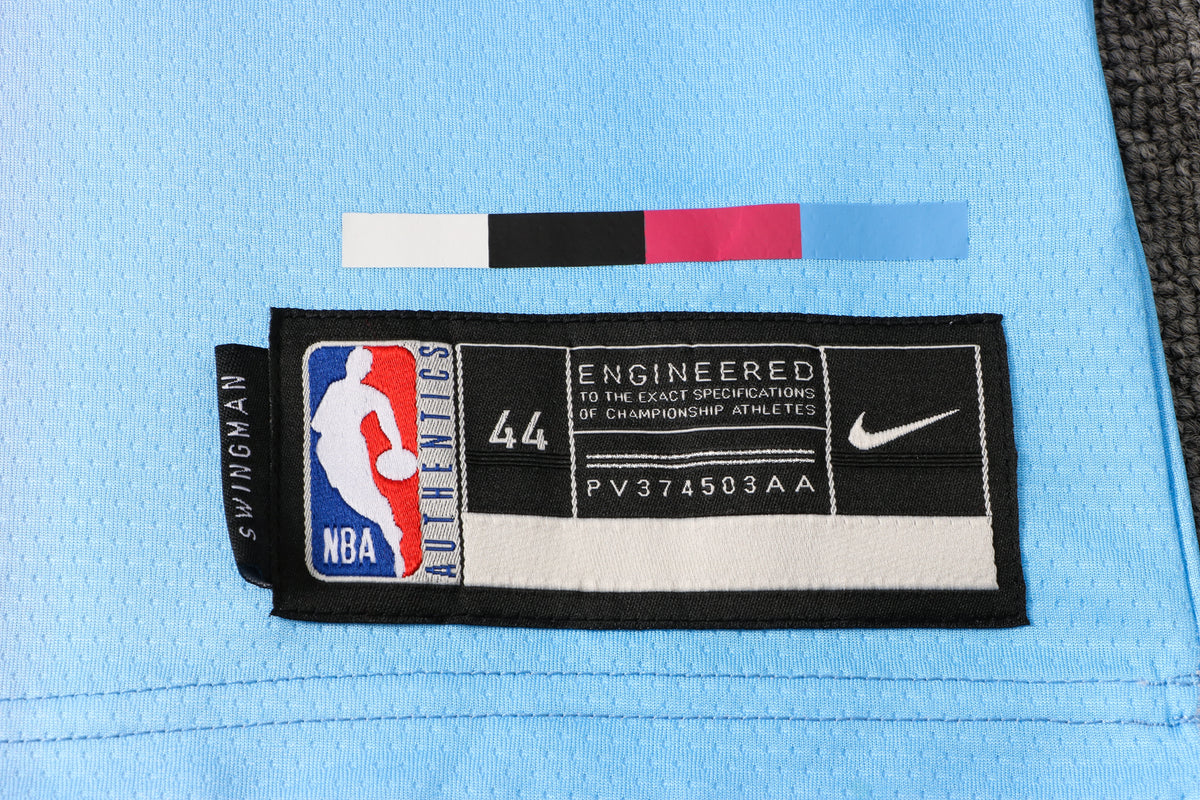Wholesale NBA Miami Heat pink round neck 4 (hot pressed) S-2XL.