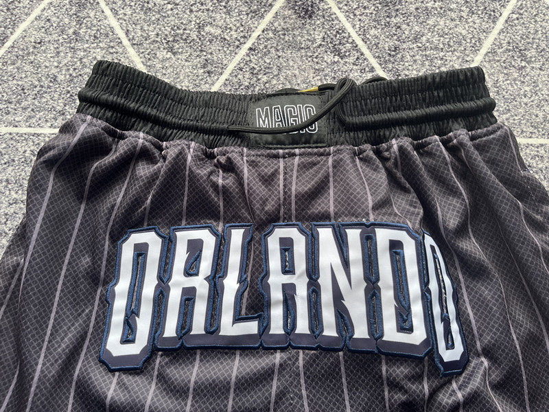Wholesale 2023 JUST DAN basketball shorts Magic Black City Edition