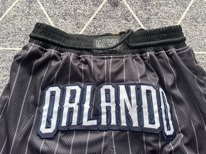 Wholesale 2023 JUST DAN basketball shorts Magic Black City Edition
