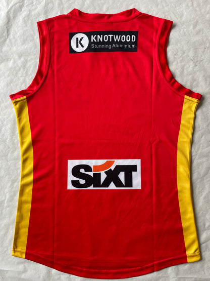 Wholesale Australia 2023 AFL Gold Coast Rugby Jersey Tank Top -3XL.