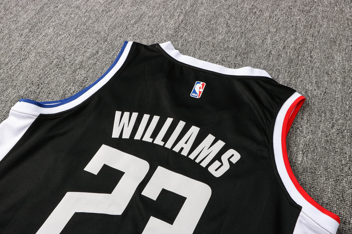 Wholesale NBA Los Angeles Clippers V-Neck Black Jersey 