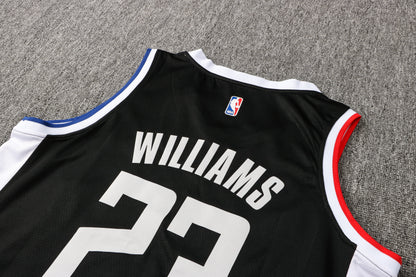 Wholesale NBA Los Angeles Clippers V-Neck Black Jersey 