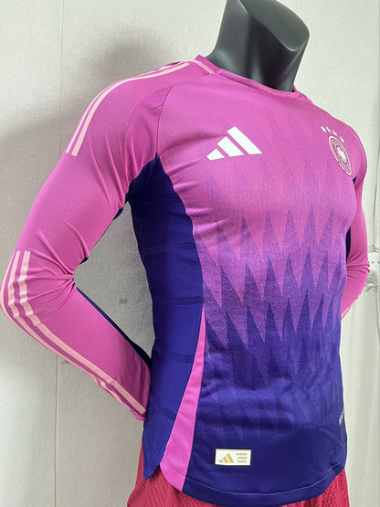 Wholesale customizable 2024 European Championship Germany home and away football jersey long-sleeved  S-5X