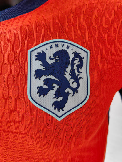 Wholesale 2024 Netherlands national team home orange player version football jersey XS-4XL