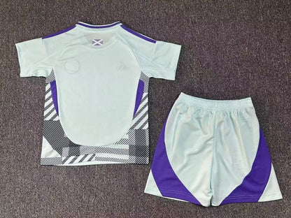 Wholesale 2024 UEFA European Championship  Scotland home home and away kid kits