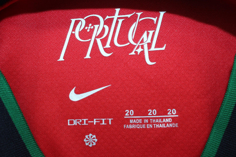 Wholesale 2024 UEFA European Championship  Portugal home home and away kid kits