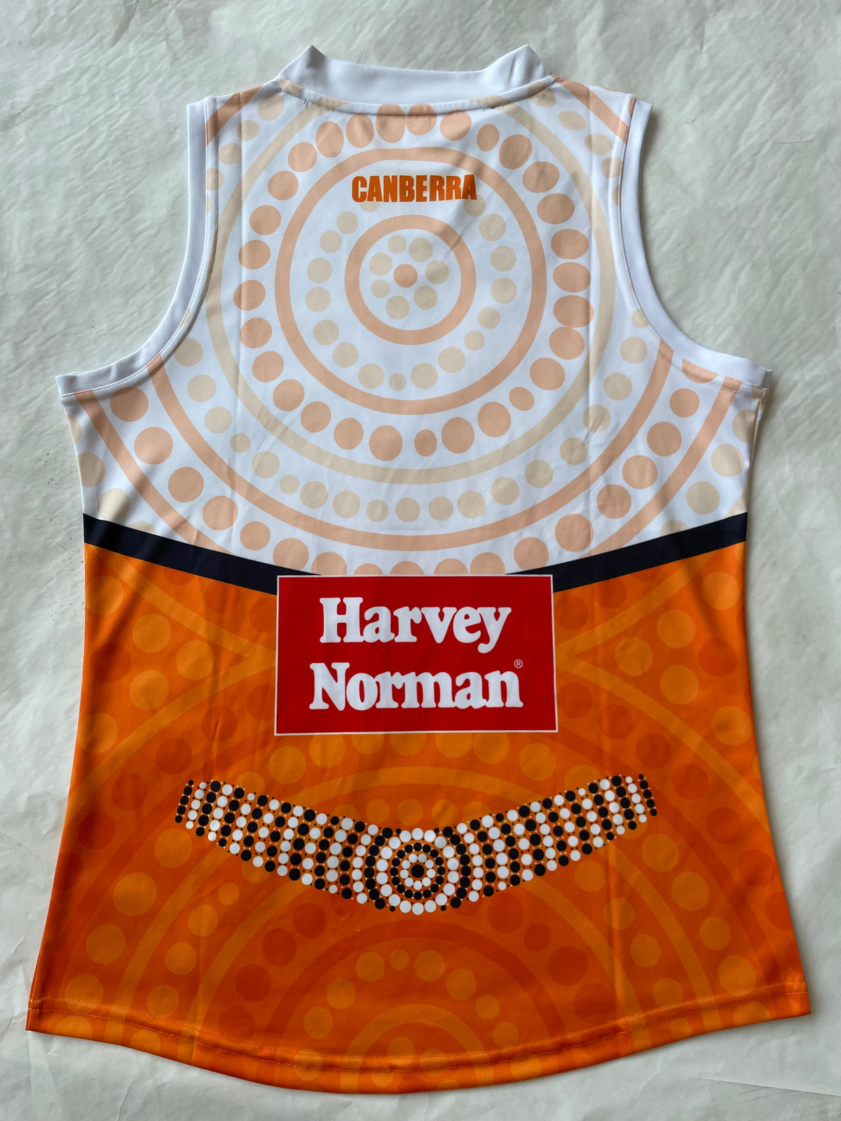 Wholesale Australia 2023 AFL Gold Coast Rugby Jersey Tank Top -3XL.