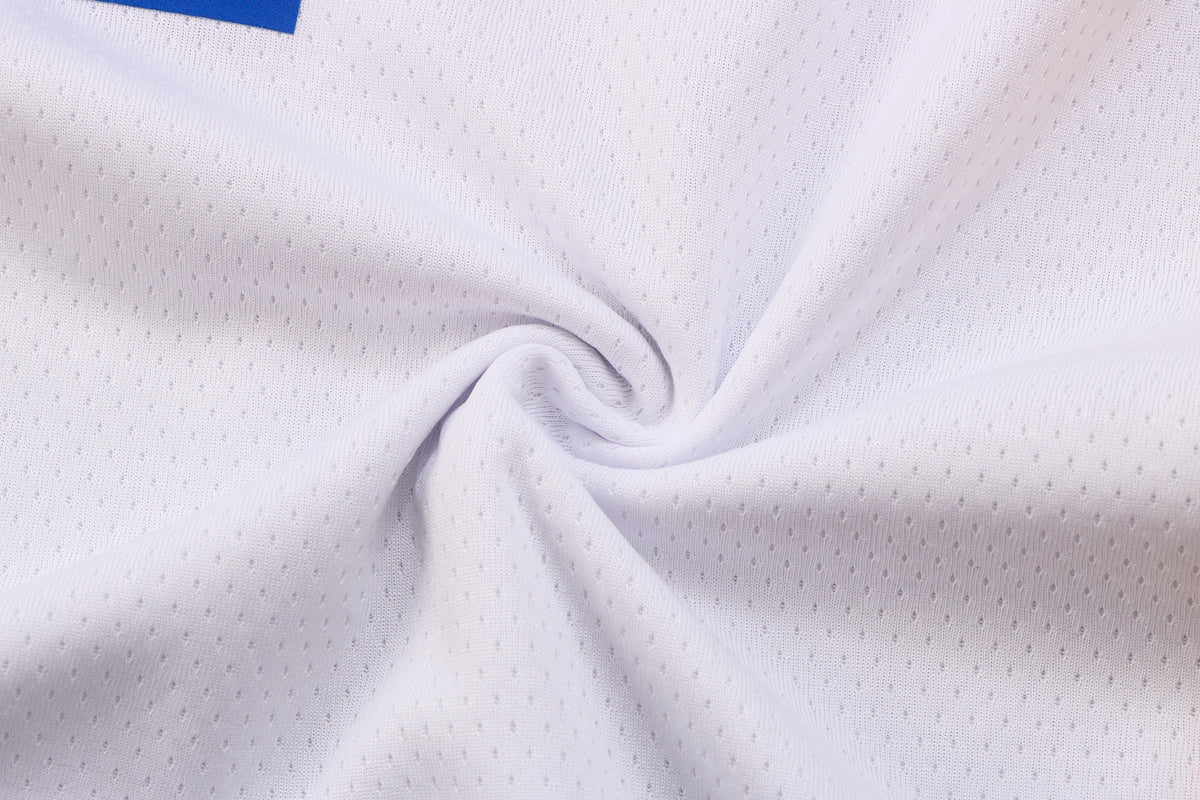 Wholesale Golden State Warriors No. 11 white jersey (pressed style) for NBA 2022-23.