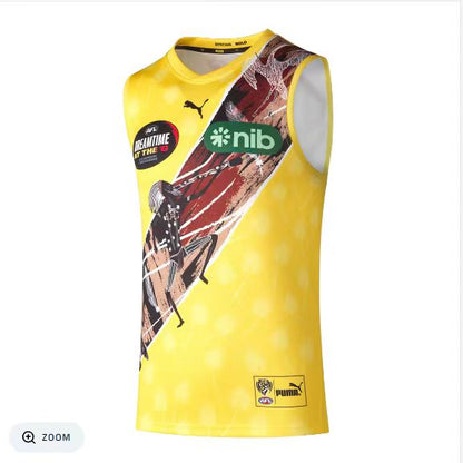 Wholesale AFL Richmond Indigenous Rugby Jersey Tank Top S-3XL.
