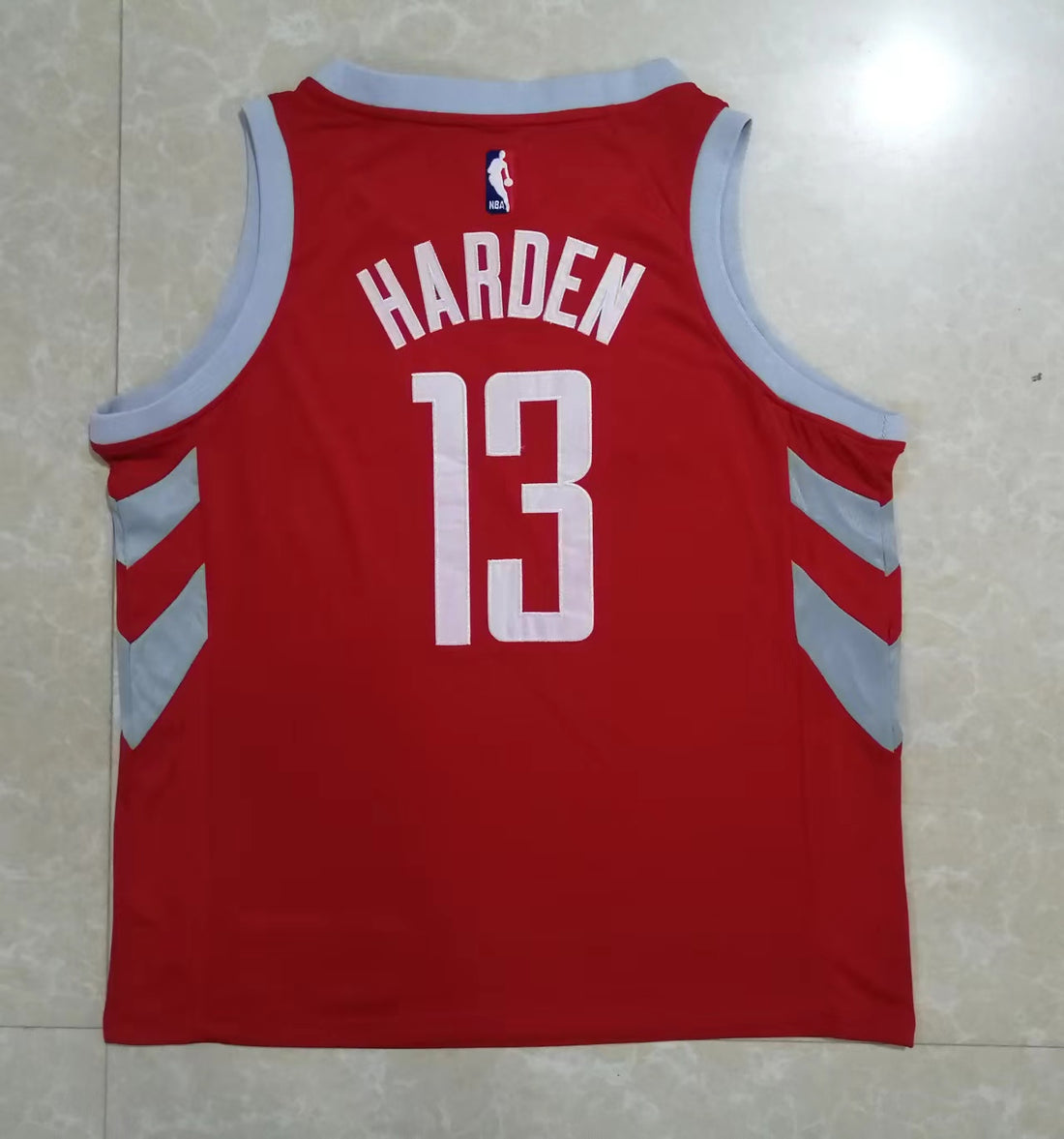 Wholesale HOU Houston Rockets Red 13 (Heat Pressed Style).