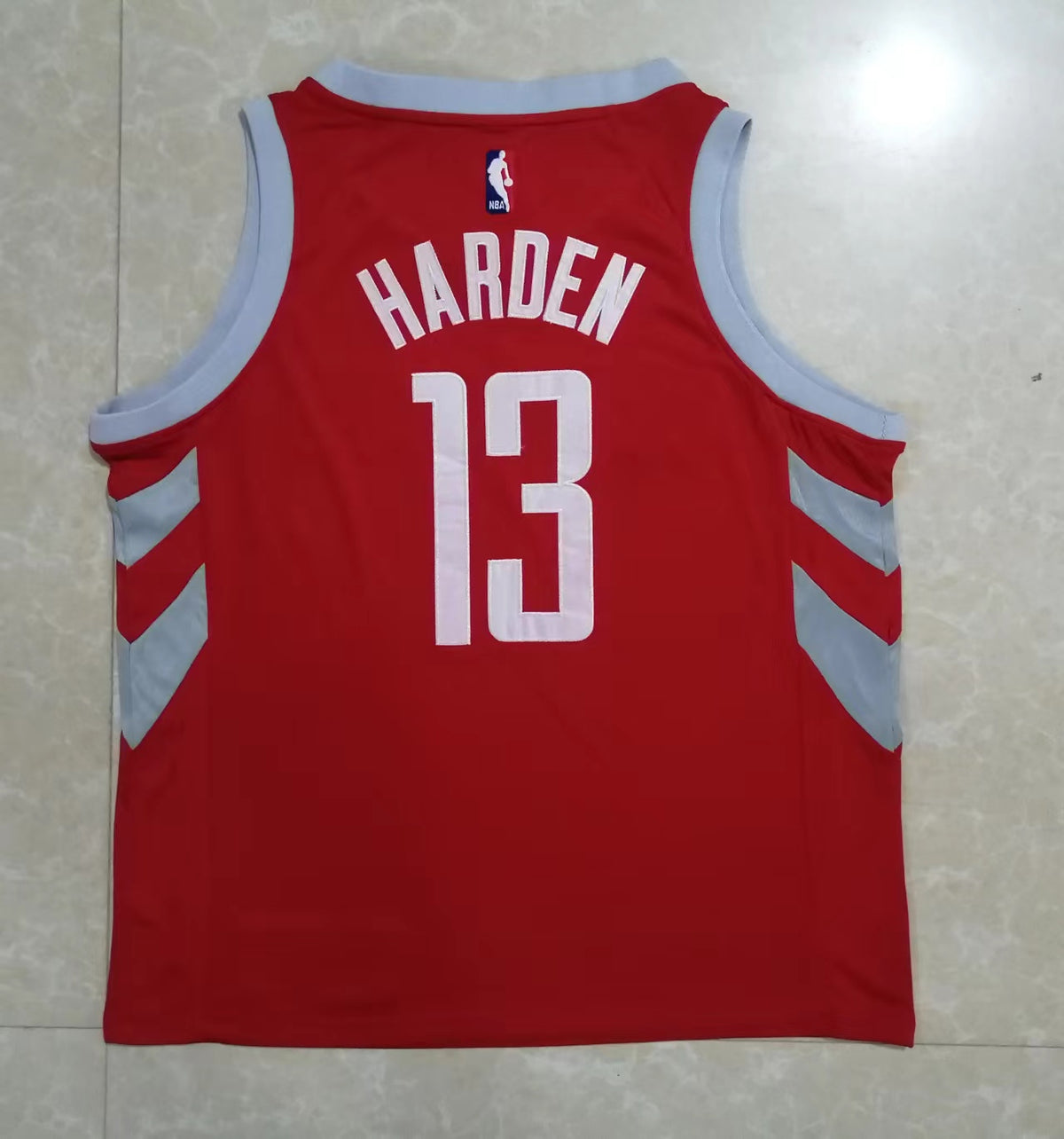 Wholesale HOU Houston Rockets Red 13 (Heat Pressed Style).
