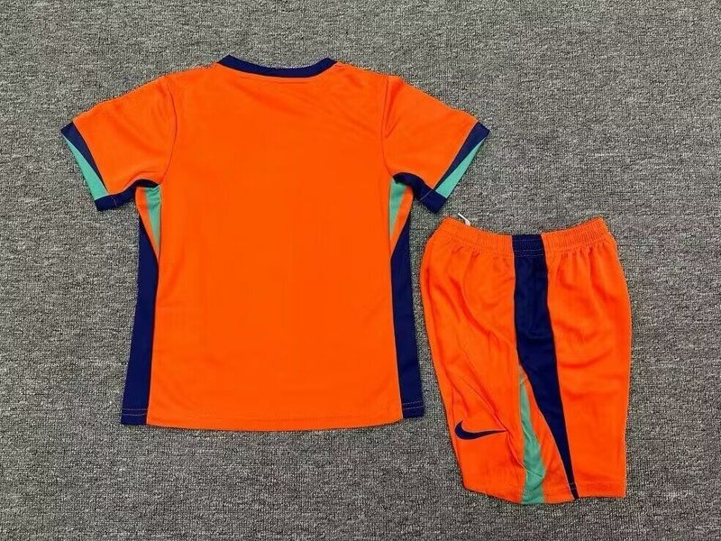 Wholesale 2024 UEFA European ChampionshipIceland  Netherlands home and away kid kits