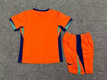 Wholesale 2024 UEFA European ChampionshipIceland  Netherlands home and away kid kits