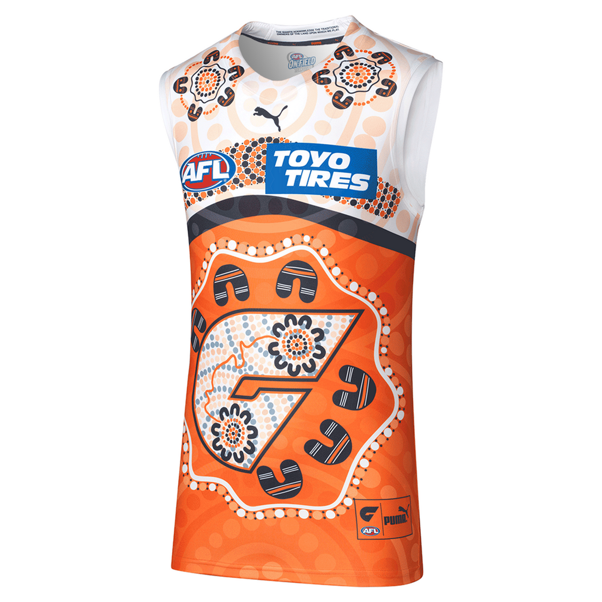 Wholesale Australia 2023 AFL Gold Coast Rugby Jersey Tank Top -3XL.