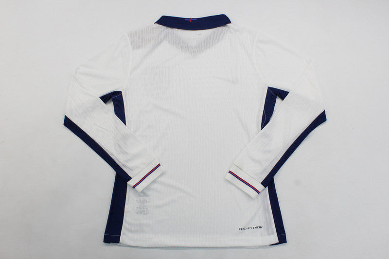 Wholesale customizable 2024 European Championship England home and away football jersey long-sleeved  S-5X