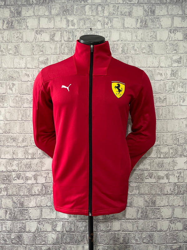 Custom logo printed 100% polyester breathable Ferrari racing team for car and motorcycle racing jacket