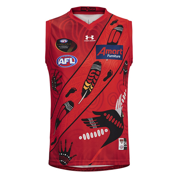 Wholesale Australian AFL Essendon Indigenous Edition Rugby Jersey Tank Top S-3XL